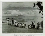 1967 Press Photo Tourists Visit Tagaytay Ridge Manila, The Philippines. Fixed Price $24.99.