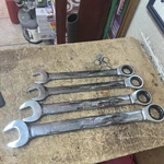 Westward 4-PIECE Combination Ratcheting Wrench Set Chrome Steel Heavy Duty. Fixed Price $310.58.