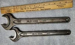 Netsuren Metric Single Open End Wrench Japan. M30, 46, 66017 & M27, 41 65067. Fixed Price $44.99.