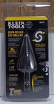 Klein Tools QRST11 Quick-release Spiral Flute 7/8" 1/8" Step Drill Bit. Fixed Price $29.99.