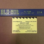 10PCS- 17" X 1" .050 14T Power Hack Saw Blade Blu-mol Millers Falls Bi-metal. Fixed Price $85.00.