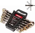 6PCS 90 Teeth Ratcheting Wrench Set Double Box End Flex Head With Gray Nickel Co. Fixed Price $36.52.