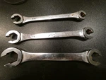 Mac Tools 3 Piece Sae Flare Nut Wrench OHB1618 OHB2022 OHB2428. Fixed Price $30.00.