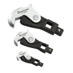 3PCS Spring Loaded Autoadjusting Crowfoot Wrench Set 5 32MM 1/2" 3/8" 1/4". Fixed Price $72.36.