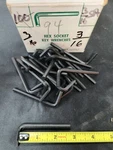 Qty Superior Tool 3/16 Short Arm Hex Socket Key Allen Wrench. Fixed Price $5.99.