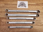 Vtintage Craftsman 5PC 12 Point Sae Double Offset Box End Wrench Usa Made. Fixed Price $39.99.