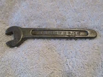Antique Vintage Armstrong Lathe Machinist Wrench Tool Open End No. 2 Usa. Fixed Price $6.55.