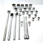 12-POINT Socket Set With Extenders And Ratchet Wrenches Wright, Williams, Urrea. Fixed Price $269.95.