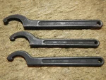 3, Dowidat Hook Spanner Wrenches. Fixed Price $37.50.