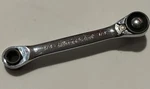 Blue-point 1/4" Dr. Mini & Ratcheting Bit Driver Wrench, BLPBTW4. Fixed Price $49.00.