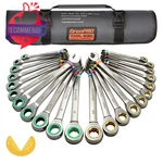Grenpro Ratcheting Wrench Set, Combination 22-PIECE Sae & Metric.... Fixed Price $130.76.