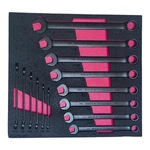 Proto Combination Wrench Black Oxide, 14 Tools, Offset Foam Tray J1200FBASDFV. Fixed Price $400.00.