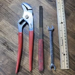 Snap-on 91CP 9" Slip Joint Tongue Groove Plier, Thread File, Etc. Fixed Price $40.00.