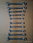 Craftsman 10 Piece Combination Set 5 Sae Metric Wrenches. Fixed Price $21.94.