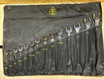 Klein Tools 68406 Sae 12-POINT, Combination Wrench Set, 14-PIECE, Plus Roll. Fixed Price $250.00.