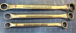 3 Vintage Craftsman =v= Double Box End Wrench Usa 12 Point Long. Fixed Price $39.50.