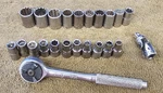 Kd K-d 1/4" Drive 22 Socket Set Ratchet Extension Sae 1/2 3/8 5/16 9/32 7MM. Fixed Price $41.23.