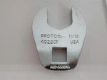Proto J4922CF, 11/16" Crowfoot Wrench, 3/8" Drive. Fixed Price $30.00.