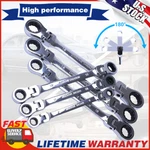 6 Flexible Double-head Extra Long Ratcheting Wrench Set Heavy Duty Spanner Tool. Fixed Price $40.89.