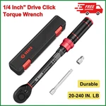 1/4-INCH Drive Click Torque Wrench, 20-240 In. LB/2.3-27.1 Nm, Pound. Fixed Price $29.10.
