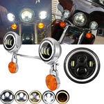 7"LED HEADLIGHT+4.5 Passing Lights For Harley Electra Glide Road King XL883 1200. Fixed Price $195.99.