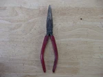 Vintage Stanley 84-123 Needle Nose PLIERS,7-13/16",W/ Red Vinyl Grips,japan,vgc!. Fixed Price $14.99.