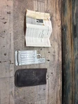 Vintage Thorpe Company Pipe Thickness Gauge Leather Case Measuring Instrument. Fixed Price $12.74.