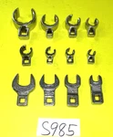 Bonney Tools Vintage 12 Piece Multi Drive Various Types Of Crowfoot Wrenches. Fixed Price $125.00.