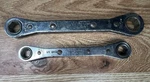 Matco Double Ended Ratchet Wrench 9/16-1/2 WR16186 3/8-7/16 WR12146. Fixed Price $15.99.