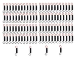 100 Pcs X 1.5V Aa Battery Spring Clip Black Plastic Cas.... Fixed Price $45.99.