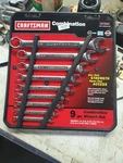 Vintage Nos Craftsman Usa 9PC 12PT Combination Wrench Set 1/4 To 3/4 947044. Fixed Price $180.00.