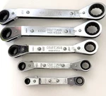 Craftsman 5PC Sae Offset Ratcheting Box End Wrench Usa #43365-43361. Fixed Price $34.97.