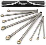 Duratech Extra Long Anti-slip Ratcheting Wrench Set, Double Box End. Fixed Price $123.98.