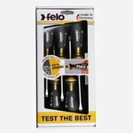 Felo Ergonic With Striking Cap Slotted & Phillips Screwdriver Set, 5 Pieces. Fixed Price $60.96.