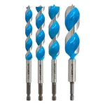 Spyder 4-PIECE Woodboring Power Bit Set 1/2 5/8 3/4 1-INCH 15001CA. Fixed Price $20.00.