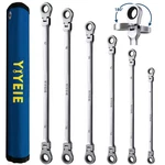 Yiyeie 6 Pcs Extra Long Flex Head Ratcheting Metric,. Fixed Price $69.24.