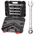 24-PIECE Ratchet Wrenches With Metric And Sae, Set. Fixed Price $123.99.