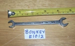 Vintage E1012 Bonney 5/16 3/8 Double Open End Wrench 4-1/2" Long. Fixed Price $7.77.