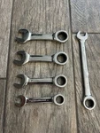 Gearwrench Tools Metric 12MM 18MM Stubby Ratcheting Combination Point. Fixed Price $26.97.