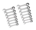 Gearwrench 14 Pc. 12 Point Stubby Ratcheting Sae/metric Combination S.... Fixed Price $105.82.