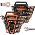 Horusdy 24-PIECE Flex-head Ratcheting Wrench Set Metric And Sae C.... Fixed Price $131.05.