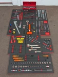 Proto 230 Pc. Mixed Hand Tool Set W/ Foam Inserts Sae Metric 3/8", 1/2" Drive. Fixed Price $3179.47.