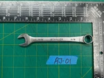Vintage 6.75" Stanley 9/16" Forged Alloy 86-836 Combination Wrench, Made Usa. Fixed Price $10.99.