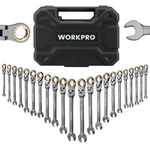Workpro Flex-head Ratcheting Wrench Set 22PC Sae 1/4-3/4" Metric 6-18MM 72 Teeth. Fixed Price $105.99.