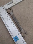 Vintage Usa Williams 11/16" X 25/32" Double Open End Wrench 3029 Superrench Sae. Fixed Price $9.99.