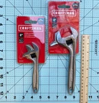 Craftsman 8" CMMT82337) & 6" (CMMT82336) Reversible Jaw Adjustable Wrenches. Fixed Price $44.00.