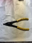 Vintage PL-1515 Williams 8" External Retaining Ring Pliers Yellow Grips Usa Tool. Fixed Price $14.99.