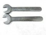 Two Vintage Billings Wrenches Engineers Single Open End 1007-3, 1008-704. Fixed Price $17.00.