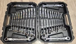 Disen 25PC Double Flex Metric & Sae Ratcheting Combination Wrench Set W/ Case. Fixed Price $278.99.