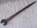 Vintage Armstrong 1-1/8" Spud Wrench No. 1207A Armaloy Open End Usa Oal 17-1/4". Fixed Price $16.99.